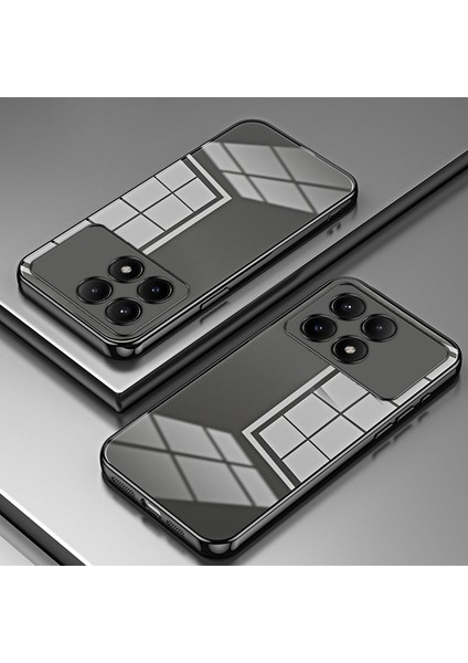 Xiaomi Redmi Için K70E 5g Cep Telefon Kılıfı Yumuşak Tpu Elektrokaplatma Hassas Lens Kesme Arka Kapak Black (Yurt Dışından) fiyatları