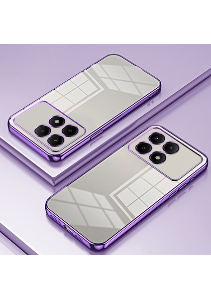 Xiaomi Redmi Için K70E 5g Cep Telefon Kılıfı Yumuşak Tpu Elektrokaplatma Hassas Lens Kesme Arka Kapak Morası (Yurt Dışından) fiyatları