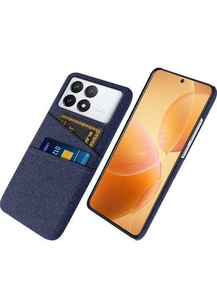 Xiaomi Için Redmi K70E 5g Çift Kart Yuvaları Telefon Kılıfı Koruyucu Pc Kapak Mavisi (Yurt Dışından)