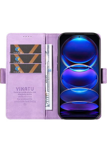 Xiaomi Redmi Için Flip Cüzdan Kılıfı Not 12 Pro 5g/not 12 Pro Speed ​​5g/poco X5 5g, Cilt Dokun (Yurt Dışından)