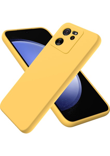Xiaomi 13T PRO/13T/REDMI K60 Ultra Kılıf Yumuşak Astar Sıvı Silikon Telefon Kabuğu Strap-Sarı ile Kaplama (Yurt Dışından) fiyatları