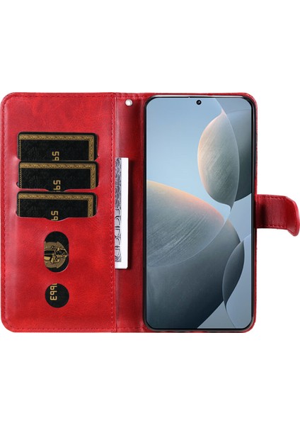 Xiaomi Için Redmi K70 5G/K70 Pro 5g Case Balf Doku Anti Drop Kartı Tutucu Akıllı Telefon Kapak-Kırmızı (Yurt Dışından)