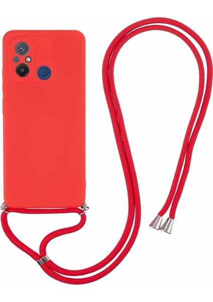 Xiaomi Redmi 12C 4g Kasa Yumuşak Fiber Astar Tpu Tpu Telefon Kapağı Kradard-Red ile (Yurt Dışından)