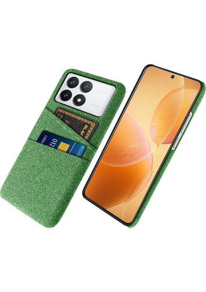 Xiaomi Için Redmi K70E 5g Çift Kart Yuvaları Telefon Kılıfı Koruyucu Pc Kapak Yeşil (Yurt Dışından)