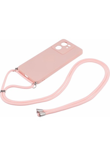 Xiaomi 13T/13T Pro/redmi K60 Ultra Kılıf Yumuşak Fiber Astar Long Lanyard-Pink ile Katpu Kapağı (Yurt Dışından)