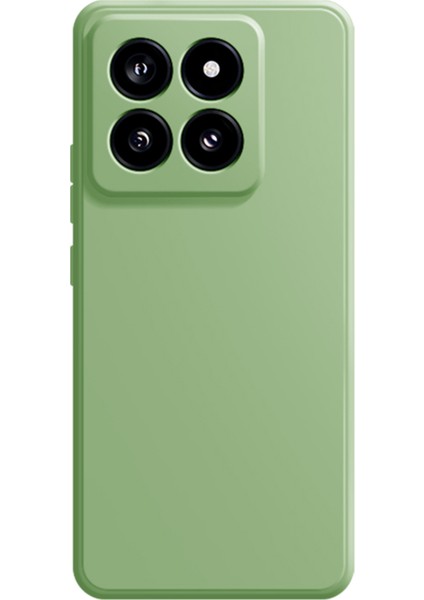 Xiaomi 14 Pro Soft Tpu Kılıfı Kesin Kesim Kamera Koruma Telefon Kapağı Matcha Yeşil (Yurt Dışından)