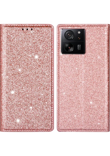 Xiaomi 13T/13T Pro/redmi K60 Ultra Kılıf Pu Deri Deri Hafif Telefon Kapak Golü Altın (Yurt Dışından)