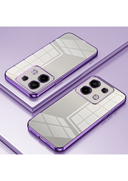 Xiaomi Redmi Için Note 13 Pro 5g Case Çekmeye Dayanıklı Tpu Elektrokaplanmış Hassas Lens Kesme Telefon Mühendisi (Yurt Dışından)