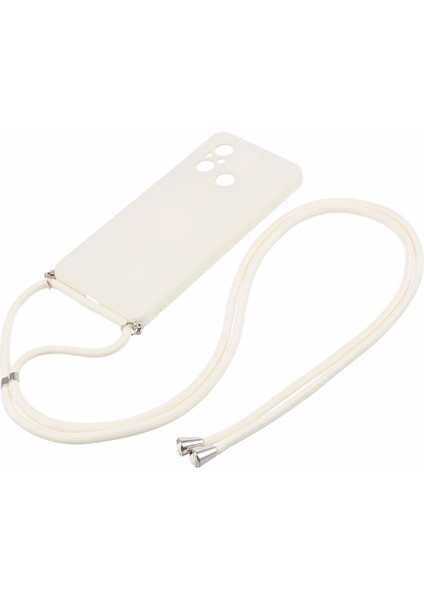 Xiaomi Redmi 12C 4g Kasa Yumuşak Fiber Astar Tpu Tpu Telefon Kapağı Lanyard-White (Yurt Dışından) fiyatları