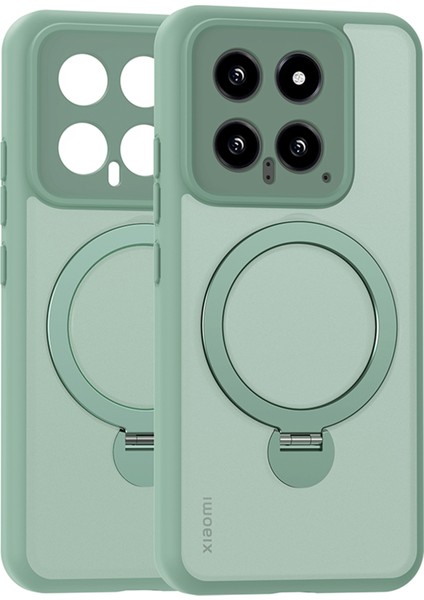Xiaomi 14 Ring Tutucu Kickstand Pc+Tpu Cover-Chyan Için Manyetik Telefon Kılıfı (Yurt Dışından)