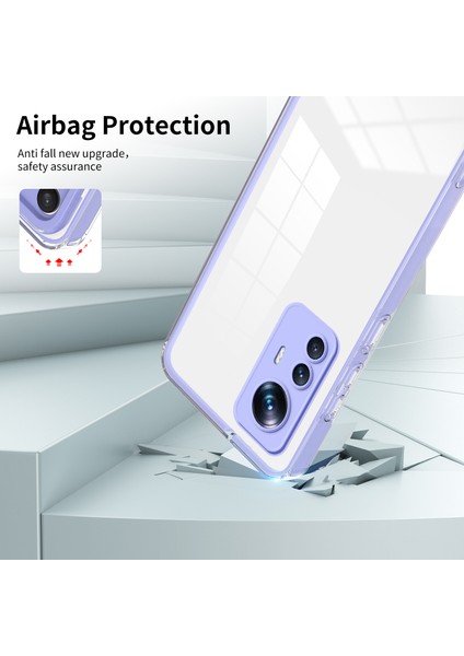 Xiaomi 12T Pro 5g Için Clear Case Airgag Corner Tpu + Pc Telefon Kapak-Morası (Yurt Dışından)