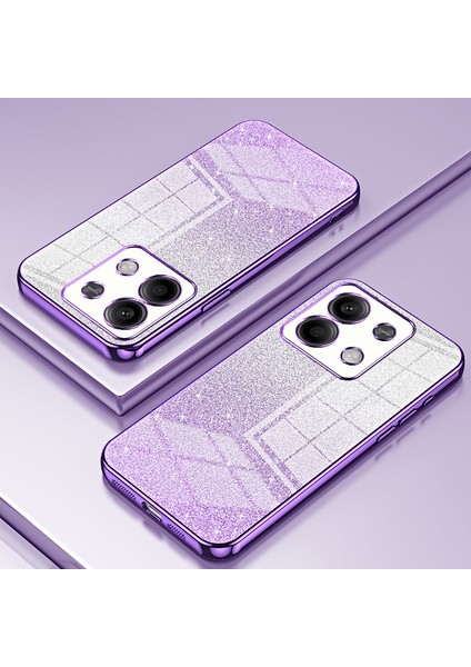 Xiaomi Için Redmi Note 13 5g Glitter Tasarım Tpu Kapak Kesin Kesme Cep Telefonu Kasa-Mor (Yurt Dışından) fiyatları