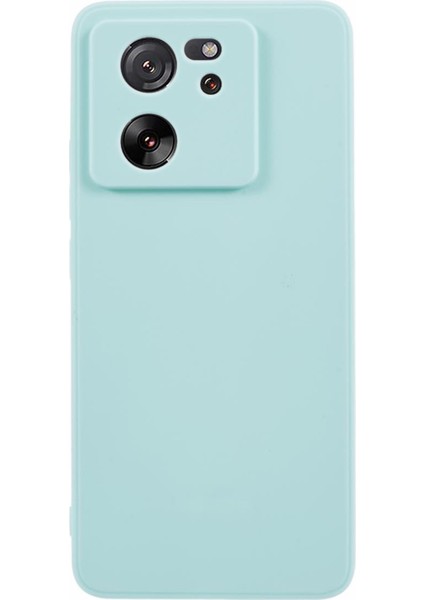 Xiaomi 13T/13T Pro/redmi K60 Ultra Kılıf Düz Kenar Yumuşak Tpu Anti-Drop Telefon Kapak Baby Blue (Yurt Dışından)