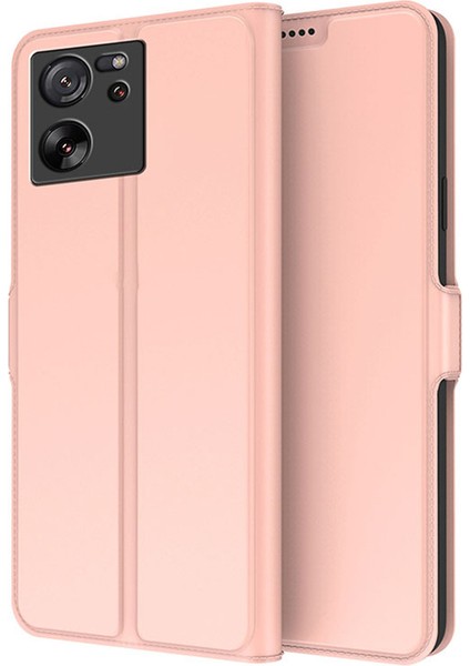 Xiaomi 13T/13T Pro/redmi K60 Ultra Deri Telefon Kılıf Kart Yuvaları Tpu Koruyucu Iç Kapak Golü Altın (Yurt Dışından)