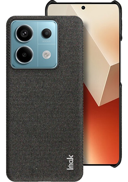 Xiaomi Redmi Için Note 13 Pro 5g Kılıf Dava Dokusu Pu+Pc Telefon Kapak Black (Yurt Dışından)