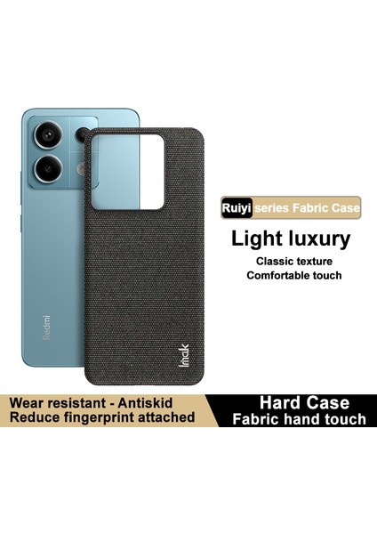 Xiaomi Redmi Için Note 13 Pro 5g Kılıf Dava Dokusu Pu+Pc Telefon Kapak Black (Yurt Dışından) fiyatları