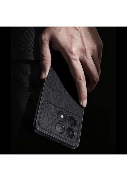 Xiaomi Redmi K70 5G/K70 Pro 5g Için Arka Kapak, Ahşap Tahıl Cep Telefonu Kasa-Siyah (Yurt Dışından) fiyatları