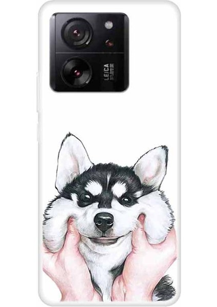 Xiaomi Redmi K60 ULTRA/13T/13T Pro Vaka Desen Baskı Yumuşak Tpu Telefon Koruyucu Kapak Husky (Yurt Dışından)