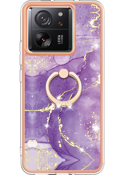 Xiaomi 13T/13T Pro/redmi K60 Ultra Tpu Telefon Kılıfı Dönme Halkası Koruyucu Kapak Morası 002 (Yurt Dışından) fiyatları