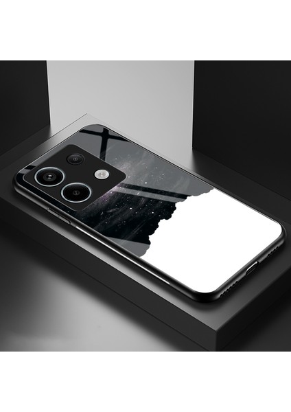 Xiaomi Redmi Için Telefon Kapağı Note 13 Pro 5g Kasa Temperli Cam+Pc+Tpu Yıldızlı Gökyüzü Desen Kabuk-Kosmik Yıldız Gökyüzü (Yurt Dışından) fiyatları