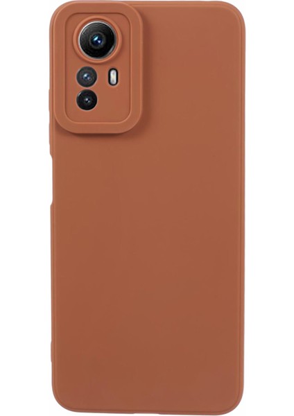 Xiaomi Için Redmi Note 12S 4g Tpu Kasası Mave Plop Mat Kapak (Hassas Kesim) -Brown (Yurt Dışından)
