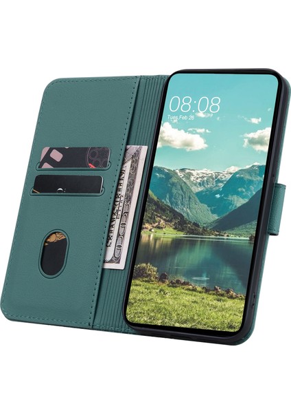 Xiaomi Için Redmi Note 12S 4g Kılıfı Pu Baskılı Pu Deri Düşüş Koşullu Telefon Kapak Yeşil (Yurt Dışından) fiyatları