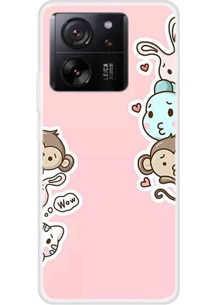 Xiaomi Redmi K60 ULTRA/13T/13T Pro Vaka Desen Baskı Yumuşak Tpu Telefon Koruyucu Kapak-Wow (Yurt Dışından)