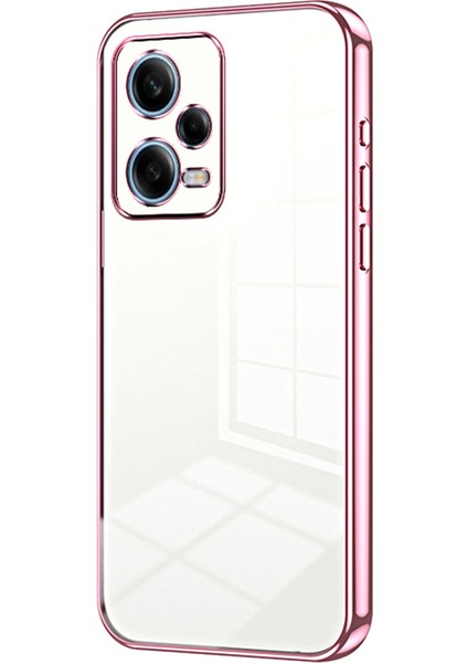 Xiaomi Redmi Için Note 12 Pro 5g Kasa, Hassas Lens Kesik Pembe (Yurt Dışından)