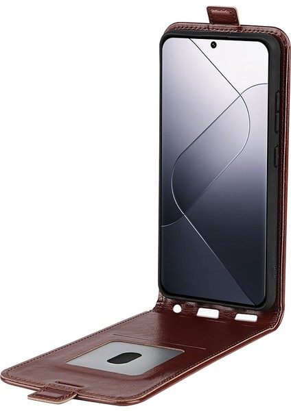 Xiaomi Için 14 Case Crazy Horse Doku Deri Kapak Kart Tutucu-Brown (Yurt Dışından) fiyatları