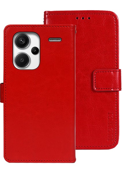 Xiaomi Redmi Için Note 13 Pro+ 5g Case Çılgın At Kartı Sahibi Telefon Koruyucu-Kırmızı (Yurt Dışından)