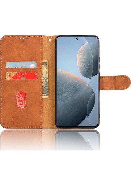 Xiaomi Redmi Için K70E 5g Kapak Yumuşak Toku Tpu+Pu Deri Anti-Fall Telefon Cüzdan Case-Brown (Yurt Dışından) fiyatları
