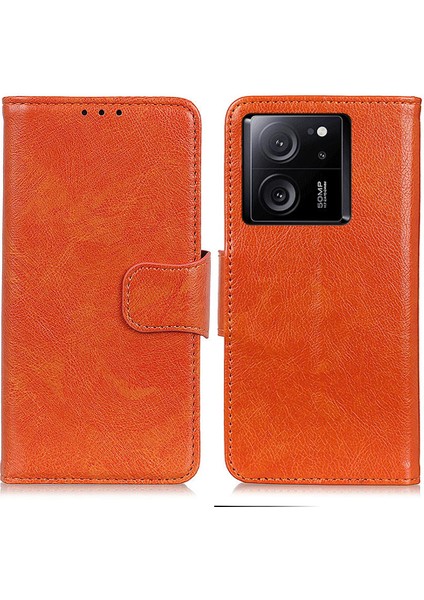 Xiaomi Için Redmi K60 ULTRA/13T/13T Pro Nappa Dokusu Split Deri+Tpu Telefon Kapak-Por (Yurt Dışından)