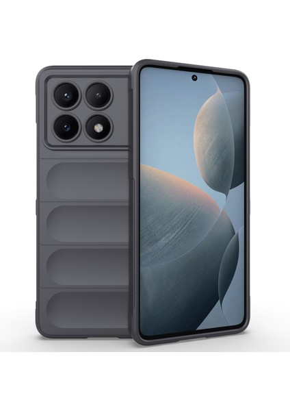 Xiaomi Redmi K70E 5g Kasa Yumuşak Esnek Tpu Telefon Kapak-Dark Gri (Yurt Dışından)