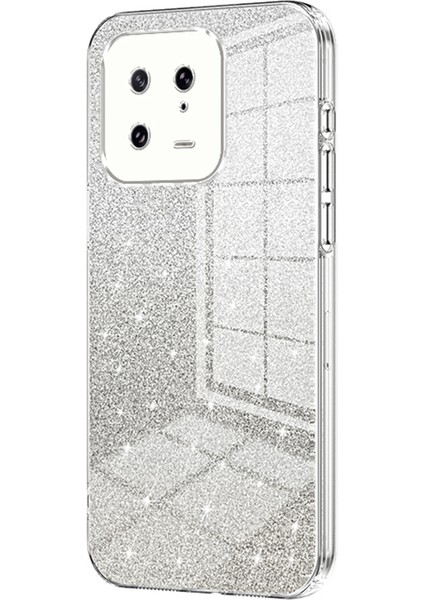 Xiaomi Için 13 Kapak Yumuşak Tpu Kesin Kesme Gradyan Glitter Tasarım Cep Telefonu Kılıf Kılıfı (Yurt Dışından)