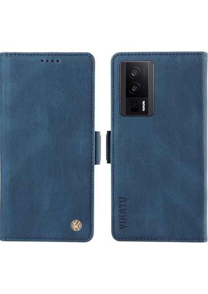 Xiaomi Redmi K60 5G/K60 Pro 5g/poco F5 Pro 5g, Cilt Touch Cüzdan Stand Telefon Kapak Mavisi (Yurt Dışından)