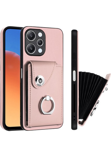 Xiaomi Redmi Için 12 4g Cep Telefonu Kapak Kart Yuvaları Kickstand Case-Pink (Yurt Dışından) fiyatları