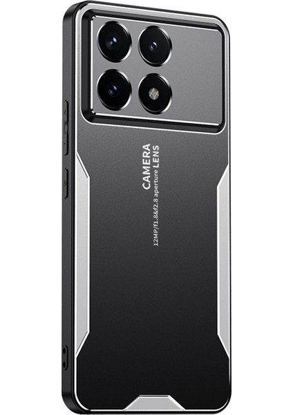 Xiaomi Redmi K70 5G/K70 Pro 5g Cep Telefon Kılıfı Için Dead Açı Koruma Metal Kapak Silver (Yurt Dışından)