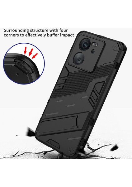 Xiaomi Redmi K60 ULTRA/13T/13T Pro Pc+Tpu Kickstand Arka Kapak Şok Geçirmez Koruyucu Telefon Kasası-Beyaz (Yurt Dışından) fiyatları