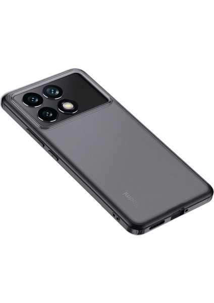 Xiaomi Için Redmi K70E 5g Kasa Güçlendirilmiş Köşe Tpu + Pc Telefon Geri Saç Matte Siyah (Yurt Dışından)