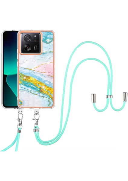 Xiaomi 13T/13T Pro/redmi K60 Ultra Case Imd Mermer Desen Tpu Telefon Shell-Green 004 (Yurt Dışından) fiyatları