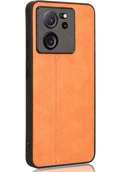 Xiaomi 13T/13T Pro/redmi K60 Ultra Kasa Anti Drop Cowhide Dokusu Pu+Tpu+Pc Telefon Kapak-Tören (Yurt Dışından) fiyatları