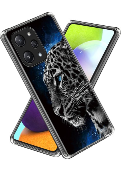 Xiaomi Redmi Için 12 5g (Global) Telefon Vaka Deseni Tasarımı Esnek Tpu Şok Geçirmez Kabuk Kaplanı (Yurt Dışından)