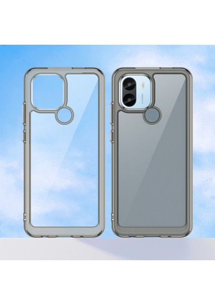 Xiaomi Için Redmi A2+ 4g/a1+ 4g/poco C50 4g Kasa Drap-Droaf Tpu+ Akrilik Cep Telefonu Geri Kapak Tüketim Gri Gri (Yurt Dışından) fiyatları