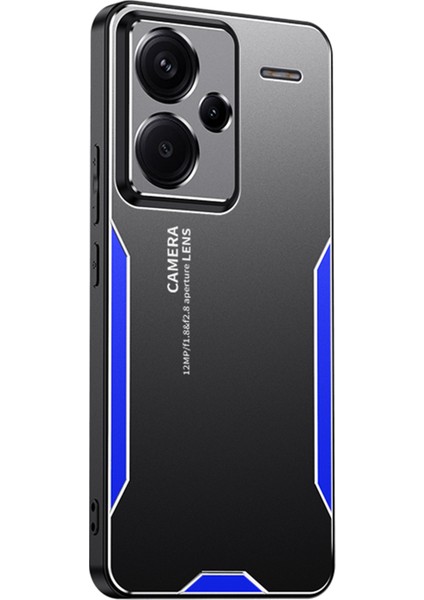Xiaomi Redmi Için Note 13 Pro+5g Kasa Alüminyum Alaşım+Tpu+Pc Hava Yastığı Koruma Koruyucu Kabuk Olan Lens Kapak Mavisi (Yurt Dışından)