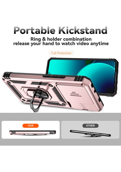 Xiaomi 13T PRO/13T/REDMI K60 Ultra Telefon Kılıf Kamera Koruma Yüzüğü Kickstand Cover Gold Gold (Yurt Dışından) fiyatları