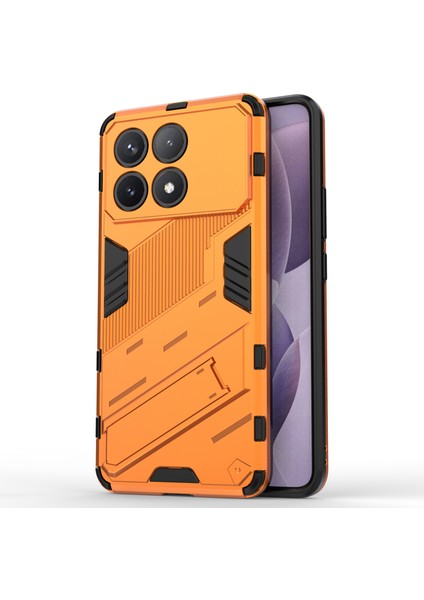 Xiaomi Redmi K70 5G/K70 Pro 5g Case Tpu+Pc Telefon Kapağı Yerleşik Kickstand-Orange Için (Yurt Dışından)