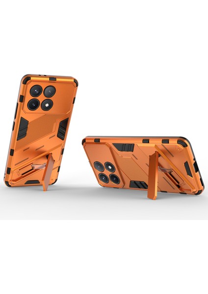 Xiaomi Redmi K70 5G/K70 Pro 5g Case Tpu+Pc Telefon Kapağı Yerleşik Kickstand-Orange Için (Yurt Dışından) fiyatları
