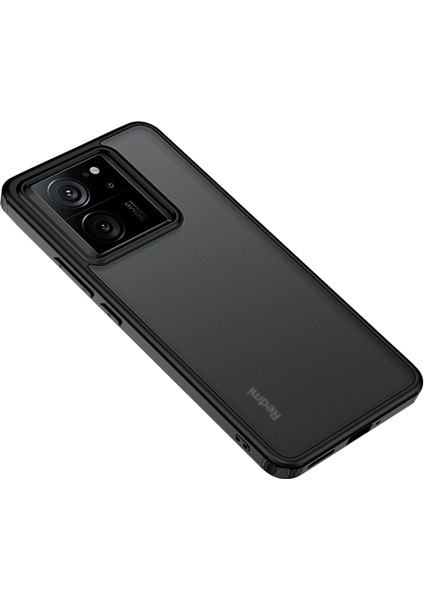 Xiaomi Redmi K60 Ultra Telefon Kılıfı Pc+Tpu Cep Telefonu Kapak Matte Siyah (Yurt Dışından)