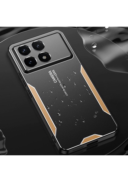 Xiaomi Redmi K70E 5g Hibrit Telefon Kılıfı Alüminyum Alaşım+Tpu+Pc Kapak Koruma Kapak Mavisi (Yurt Dışından) fiyatları