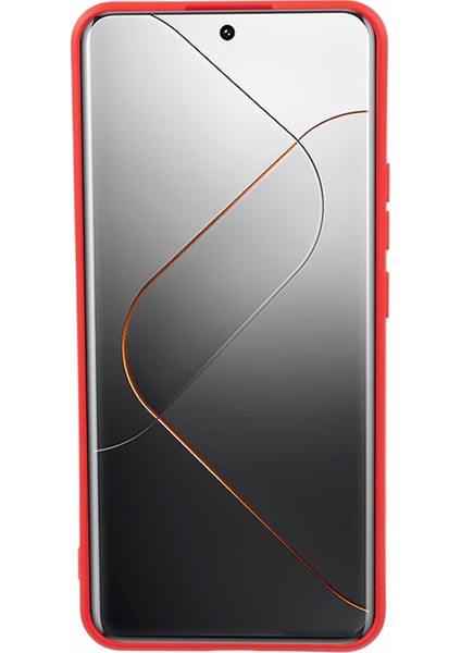 Xiaomi 14 Pro Tpu Kasası Fırber Aster Kazanlı Telefi Taraf Kurul-Kırmızı (Yurt Dışından) fiyatları